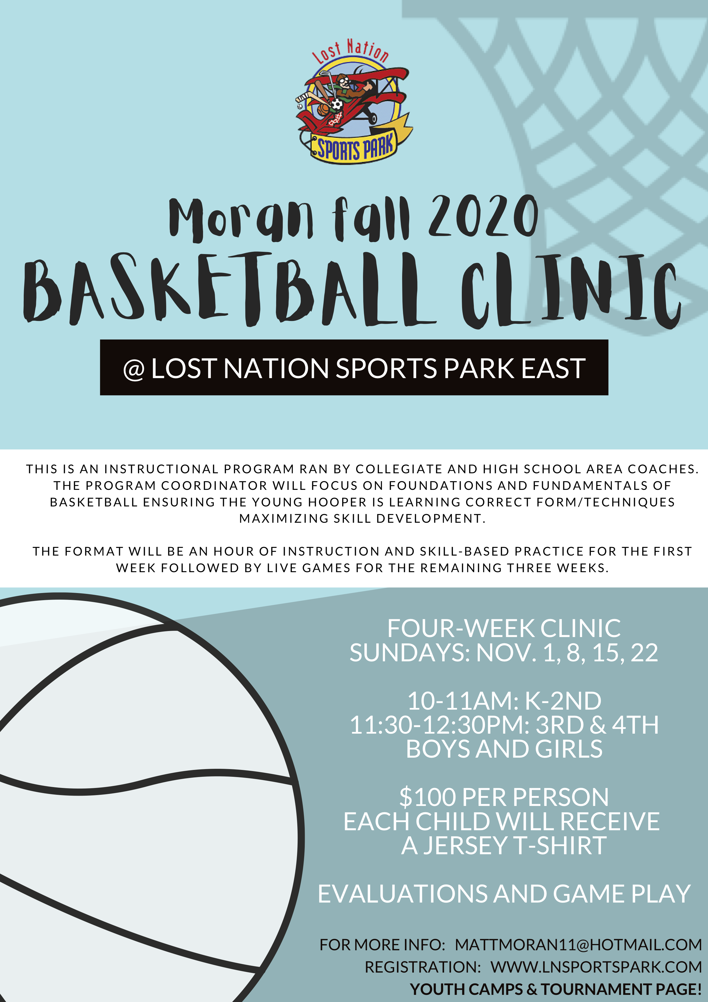 Camps & Tournaments Lost Nation Sports Park