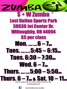 zumba schedule